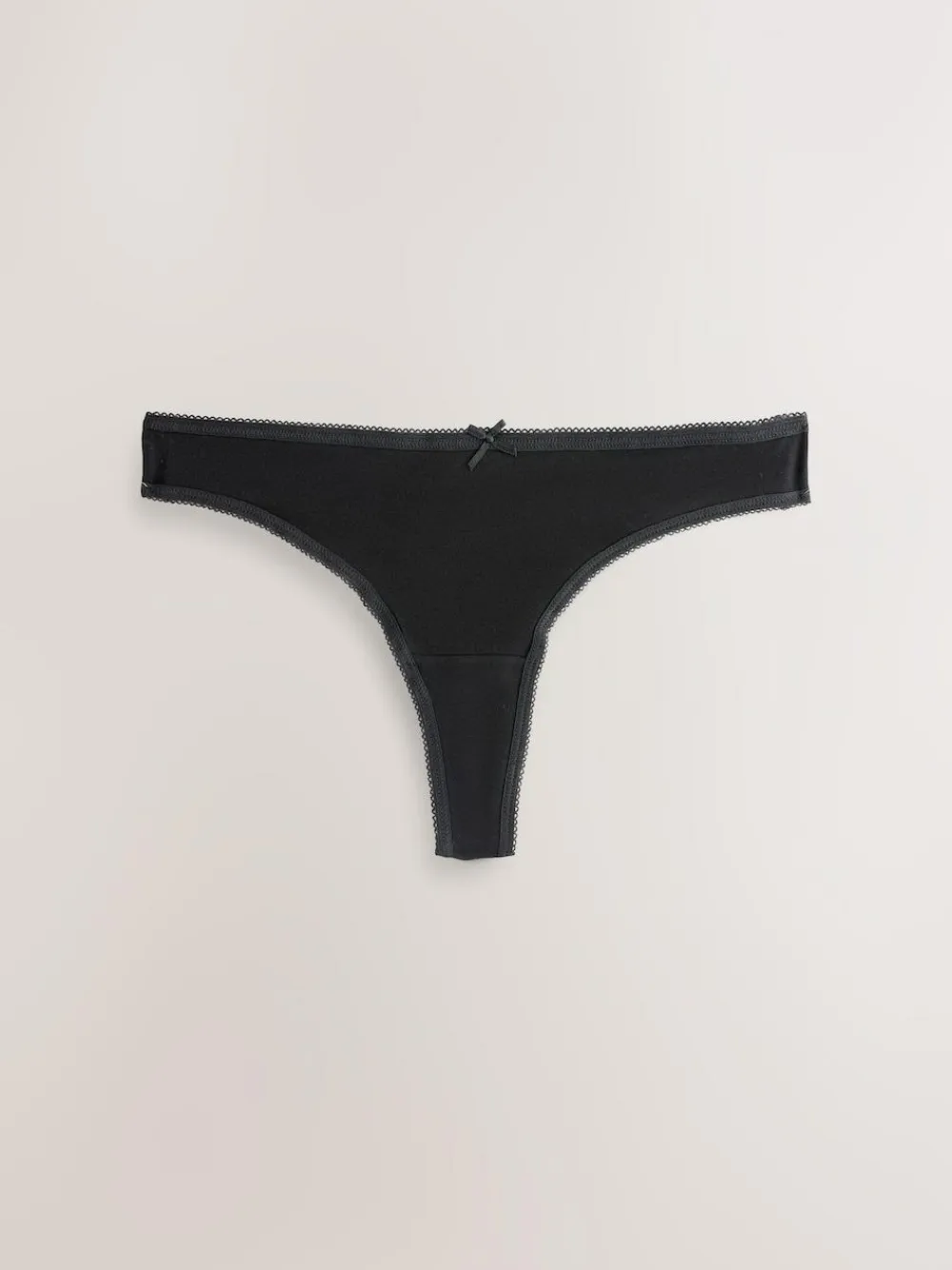 Next Black Thong Full Briefs Cotton Knickers 10 Pack^Women Panties
