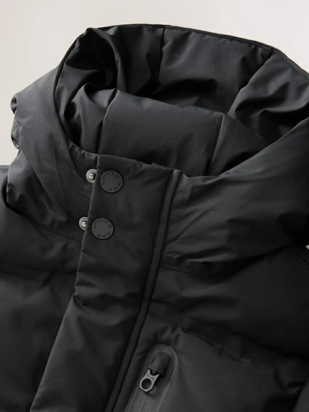 Discount Next Waterproof Long Line Fleece Lined Puffer Coat (3-17yrs) Black