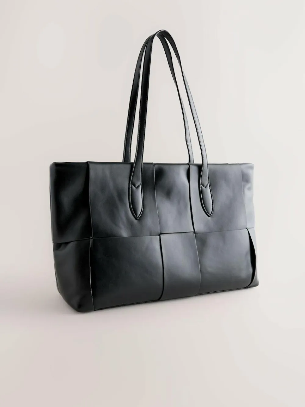 Next Black Weave Shoulder Bag^Women Bags