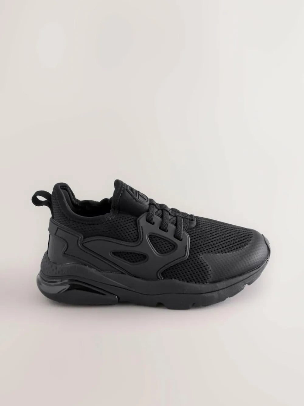 Next Wide Fit (G) Elastic Lace Trainers^BOY School Shoes|Boys Shoes