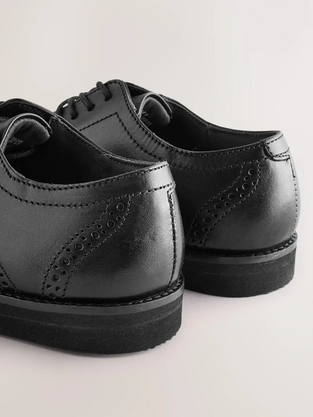 Next Wide Fit (G) Smart Leather Brogue Shoes^BOY School Shoes|Boys Shoes