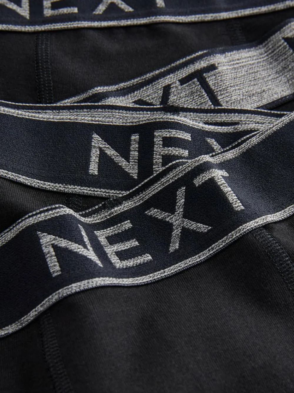 Outlet Next Black with Grey Waistband Trunks 5 Pack (1.5-16yrs)