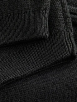 Sale Next Black Zip Through Knitted Cardigan (3-16yrs)