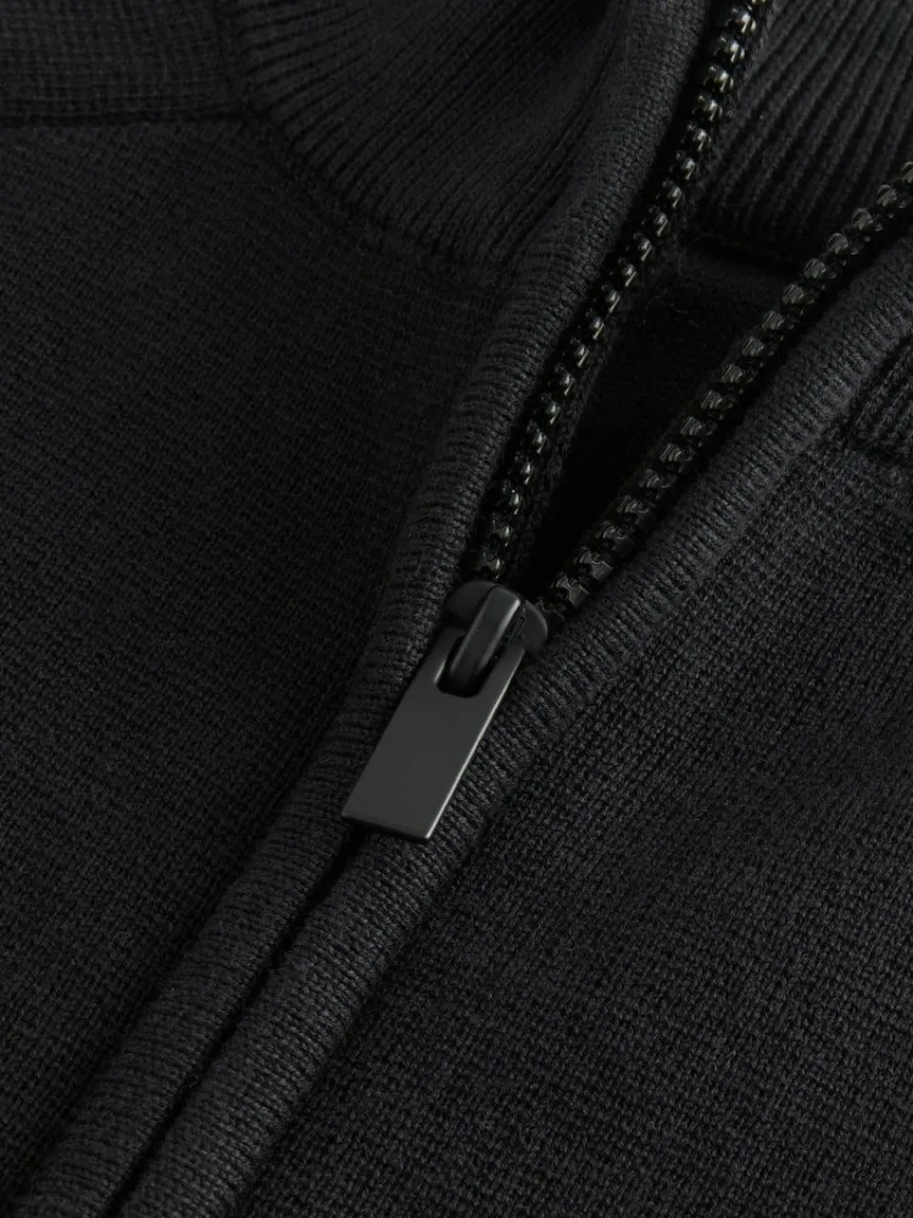 Sale Next Black Zip Through Knitted Cardigan (3-16yrs)