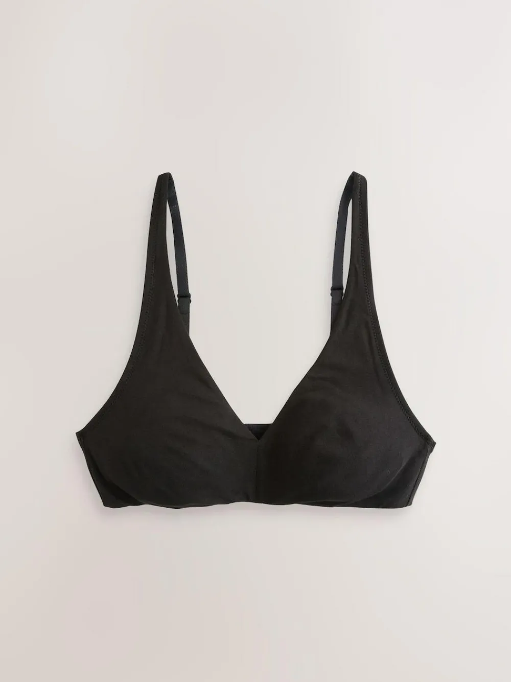 Sale Next Black/Black/White/Praline Nude Non Pad Non Wire Cotton Bras 4 Pack