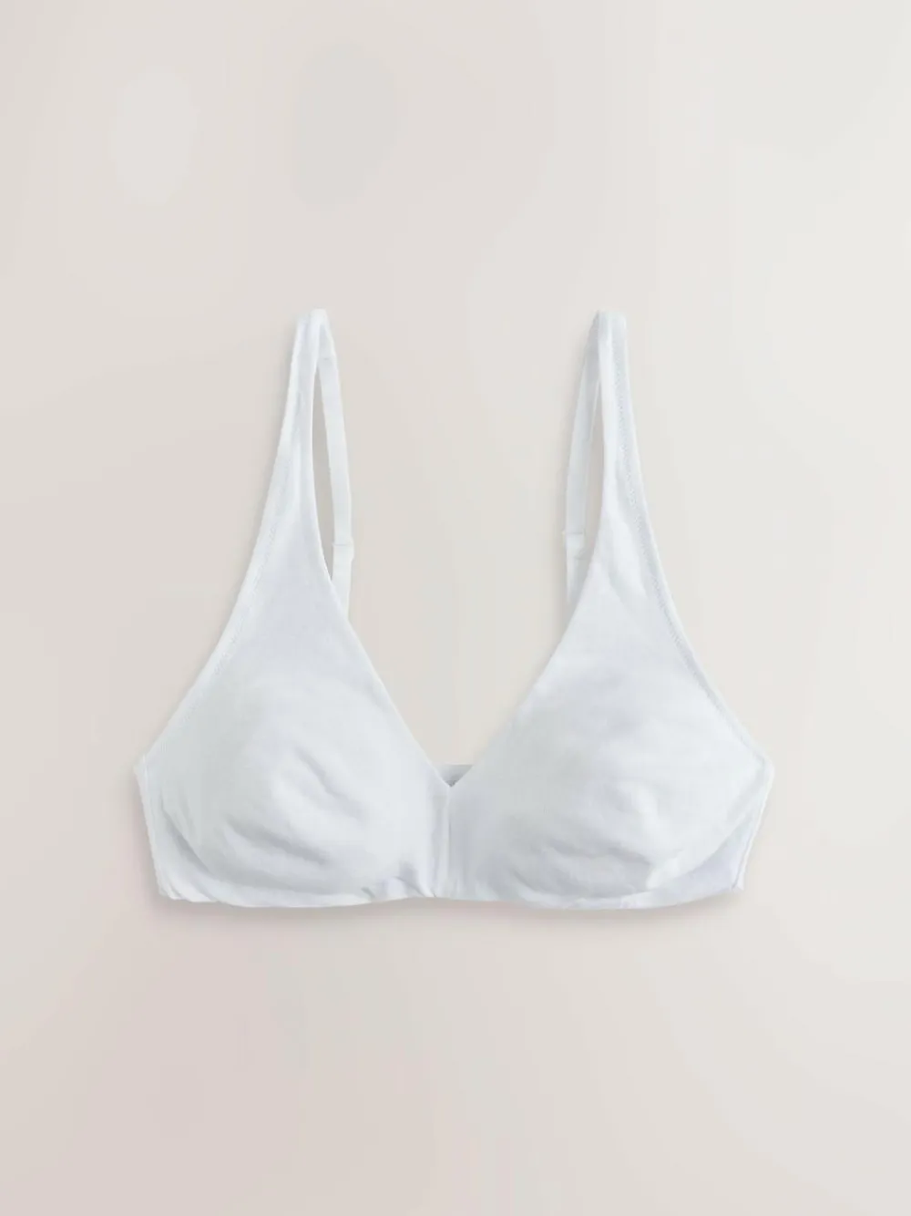 Sale Next Black/Black/White/Praline Nude Non Pad Non Wire Cotton Bras 4 Pack