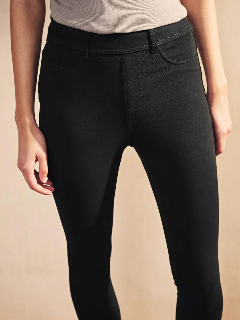 Next Full Length Jersey Denim Leggings 2 Pack^Women Leggings & Sweatpants
