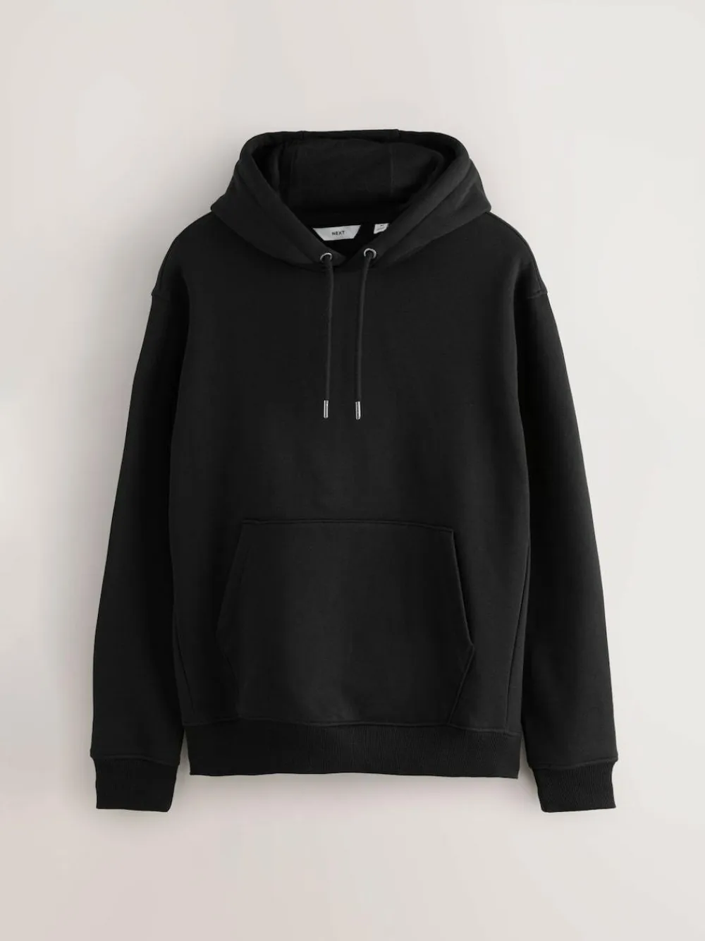 Best Next Cotton Rich Jersey Overhead Hoodies 2 Pack Black/Burgandy Red