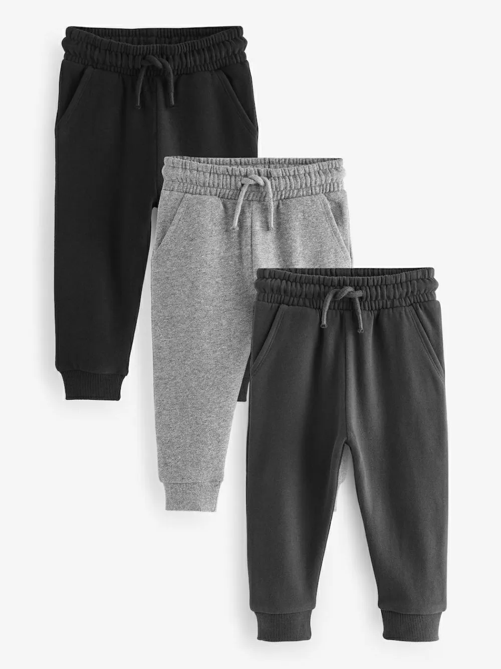 Next Soft Touch Joggers 3 Pack (3mths-7yrs)^BOY Baby Boys|Baby Boys