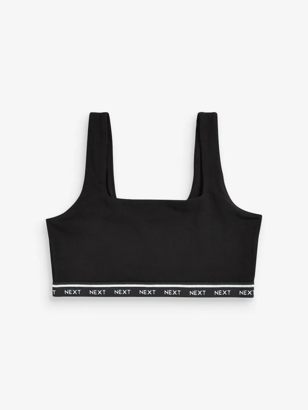 Clearance Next 3 Pack Ultimate Comfort Crop Tops Black/Cream/Praline Nude