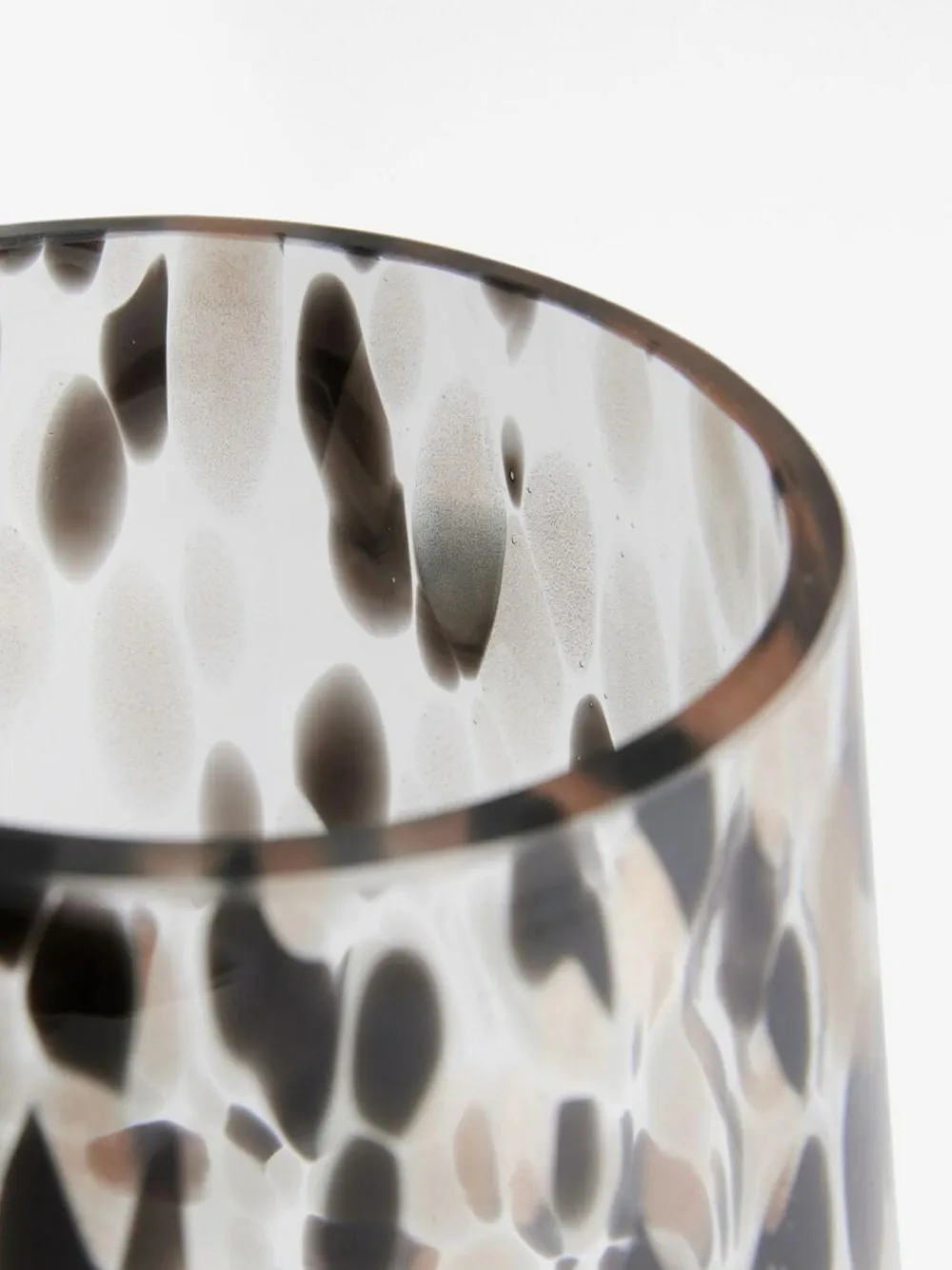 Best Next Black/Gold Glass Confetti Hurricane