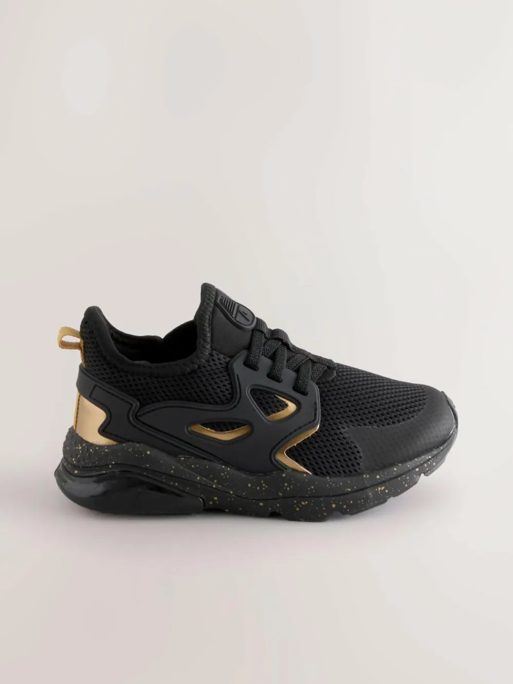 Next Wide Fit (G) Elastic Lace Trainers^BOY School Shoes|Boys Shoes