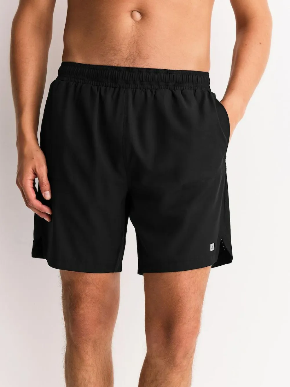 Next 7 Inch Active Gym Sports Shorts 2 Pack Black/Grey
