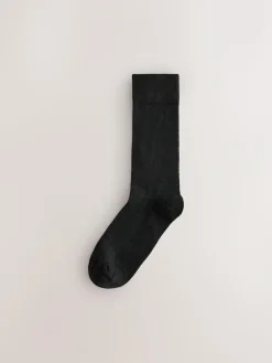 Outlet Next Pattern Smart Socks 5 Pack Black/Grey