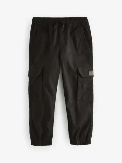 New Next Black/Khaki Green Cargo Trousers 2 Pack (3-16yrs)
