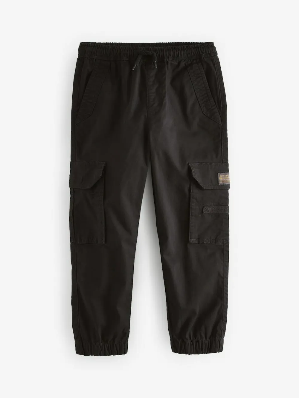 New Next Black/Khaki Green Cargo Trousers 2 Pack (3-16yrs)