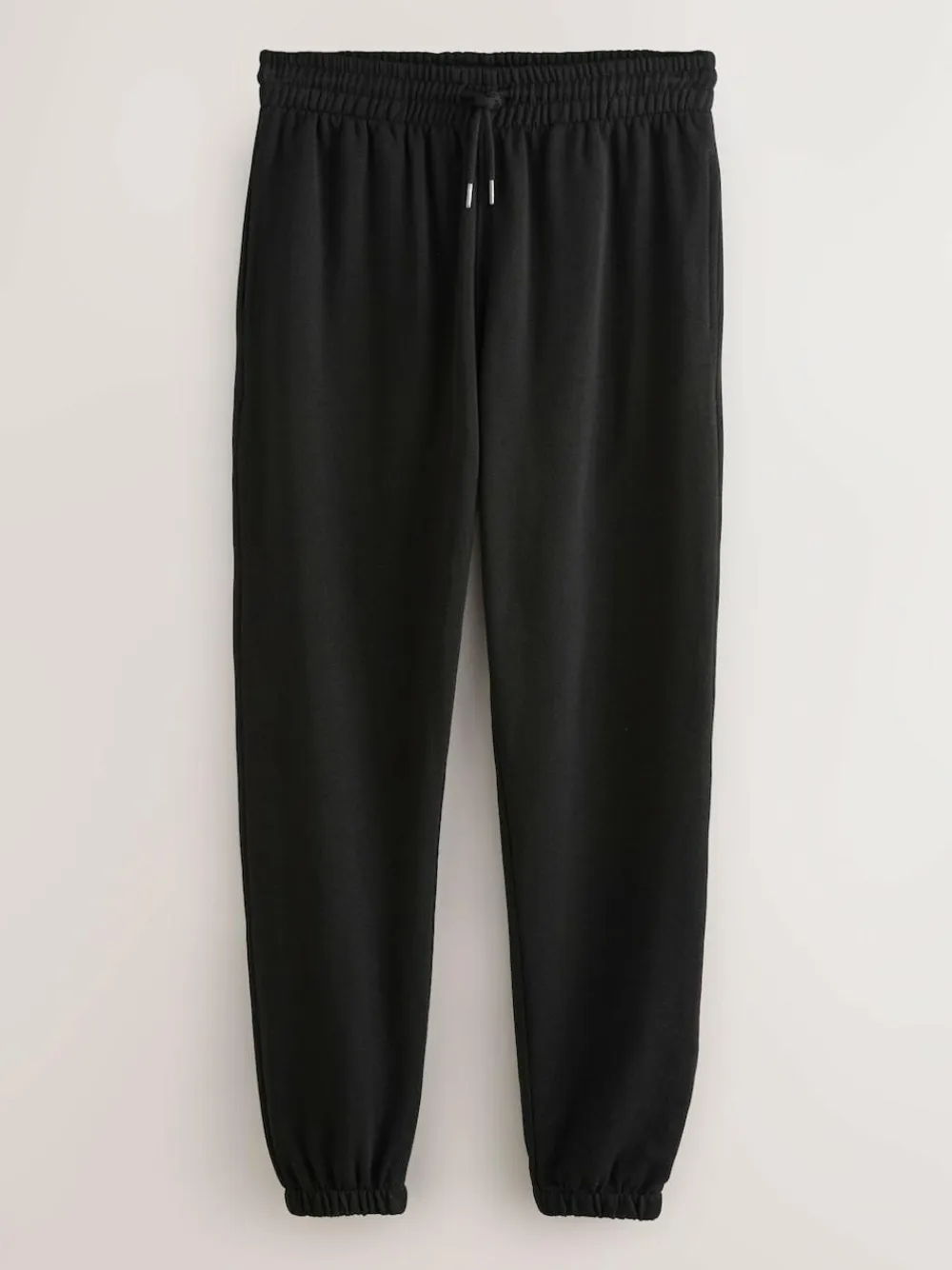 Best Next Black/Navy Blue Cuffed Brushback Heavyweight Open 2 Pack Joggers