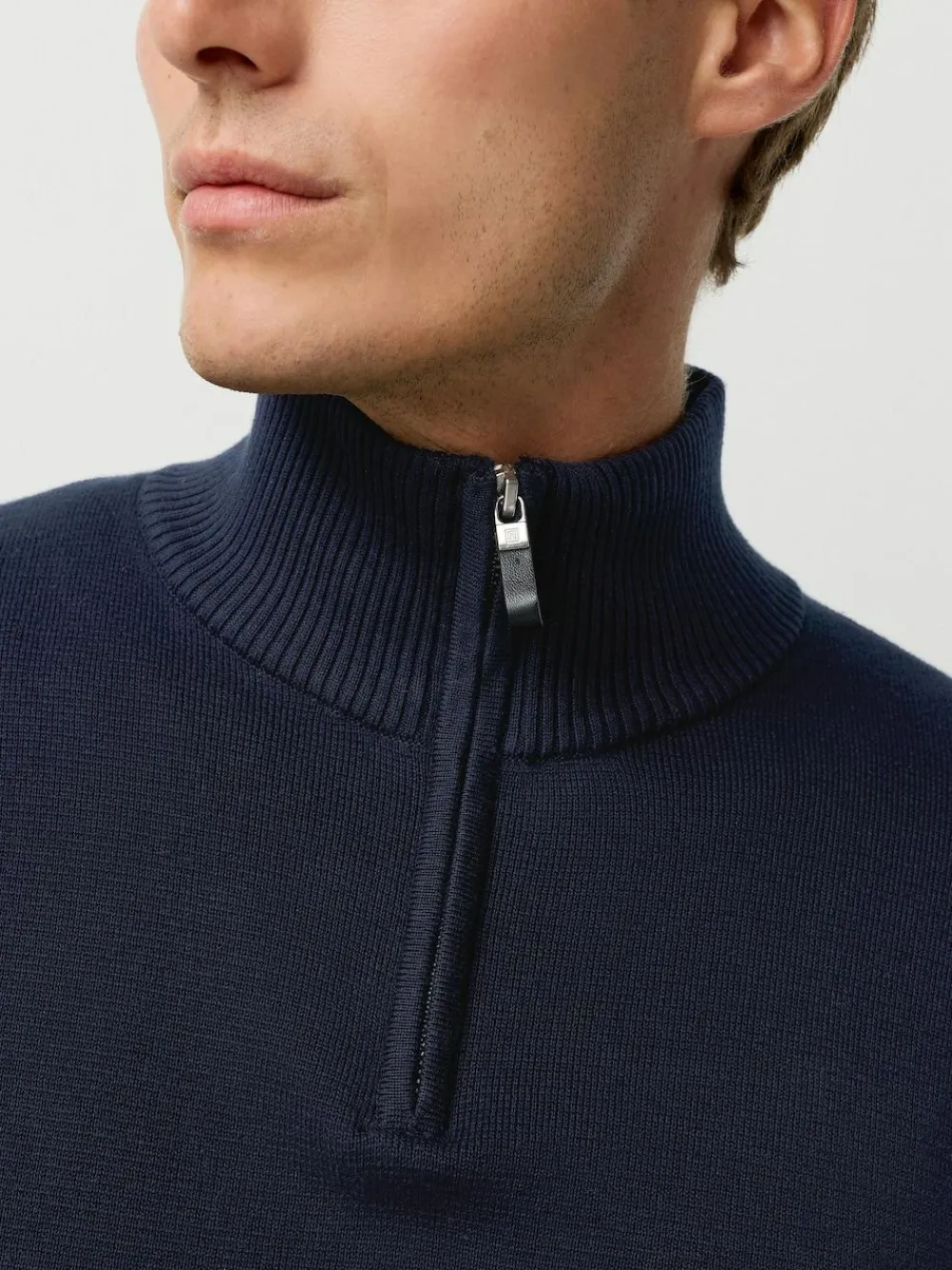 Next N.Premium 100% Cotton Regular Fit Premium Quarter Zip Jumpers 2 Pack^ Nightwear|Knitwear