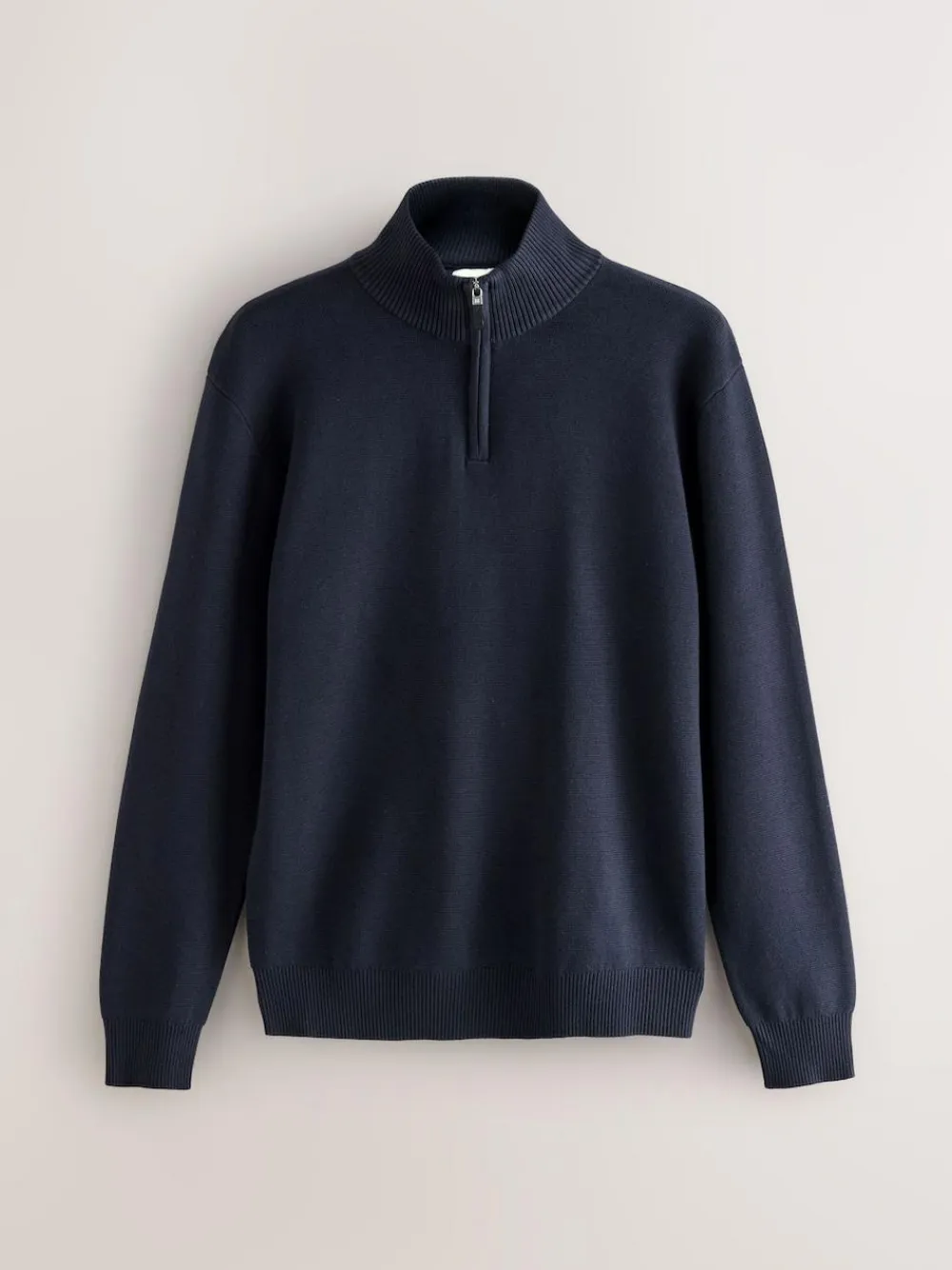 Next N.Premium 100% Cotton Regular Fit Premium Quarter Zip Jumpers 2 Pack^ Nightwear|Knitwear