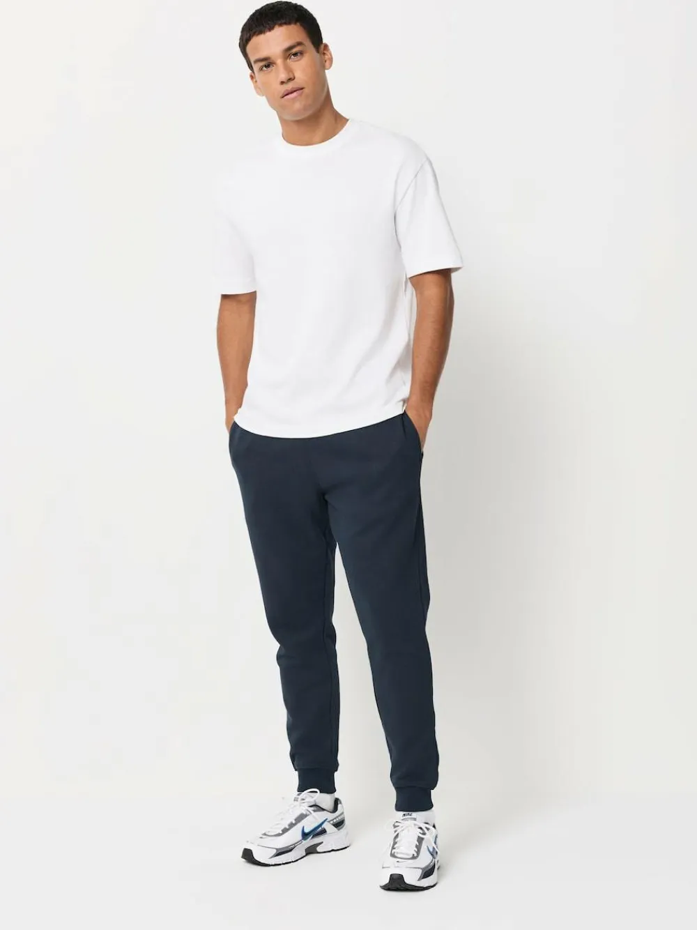 Next Slim Fit Cotton Rich Jersey Joggers 3 Pack^ Joggers|Joggers