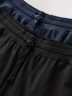 Next Cuffed Loopback Soft Touch 2 Pack Open Joggers^ Pyjamas