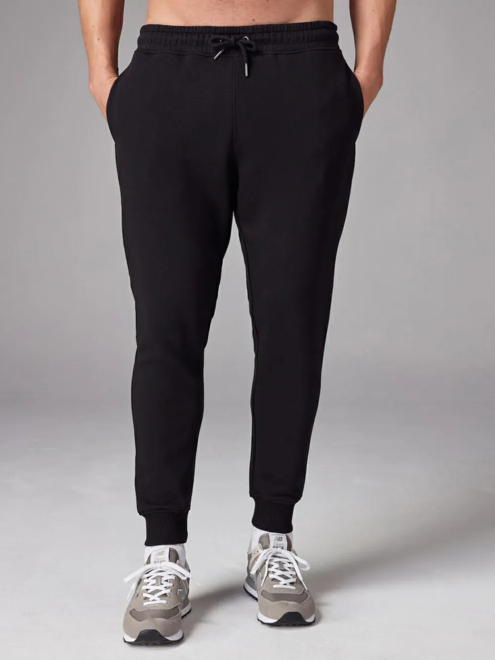 Discount Next Slim Fit Brushback Heavyweight 2 Pack Joggers Black/Navy