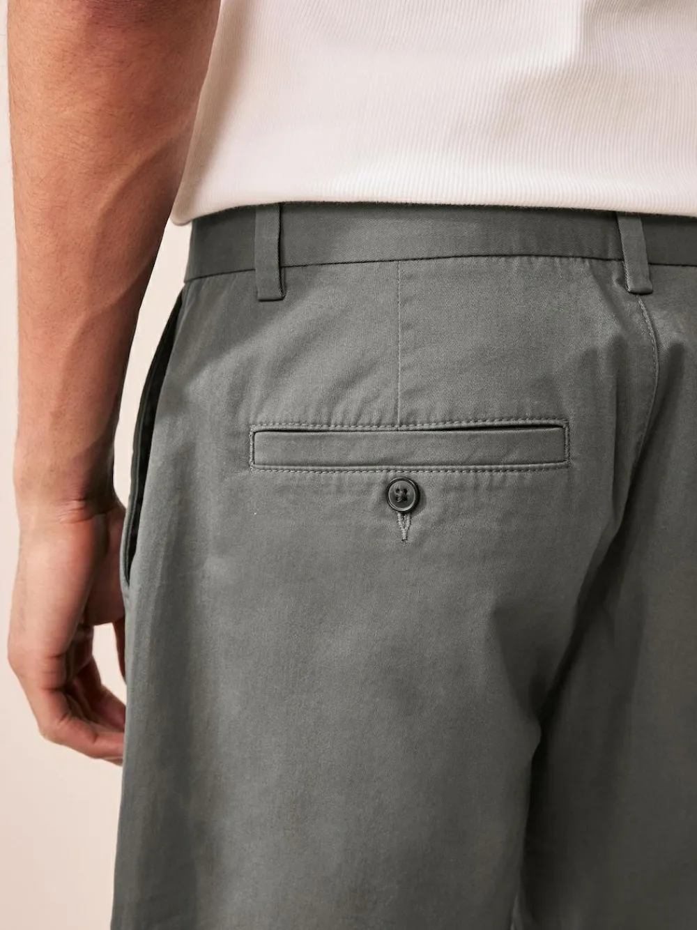Next Black/Navy/Charcoal Straight Fit Stretch Chinos Shorts 3 Pack^ Shorts