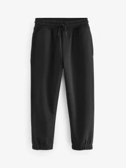 New Next Regular Fit Basic Joggers 5 Pack (3-16yrs) Black/Navy/Grey
