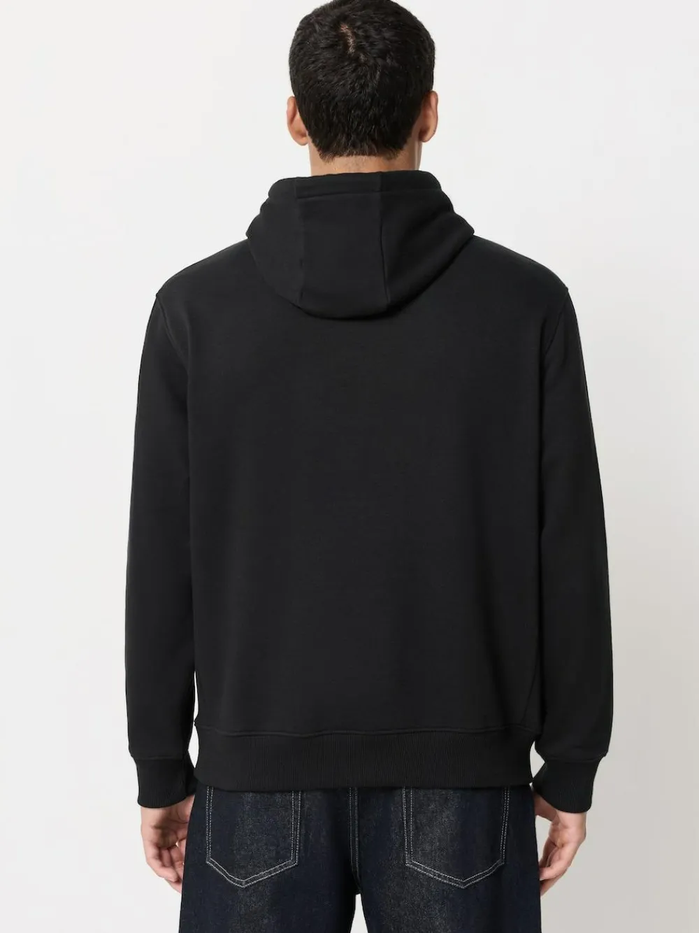 Sale Next Cotton Rich Jersey Overhead Hoodies 2 Pack Black/Neutral