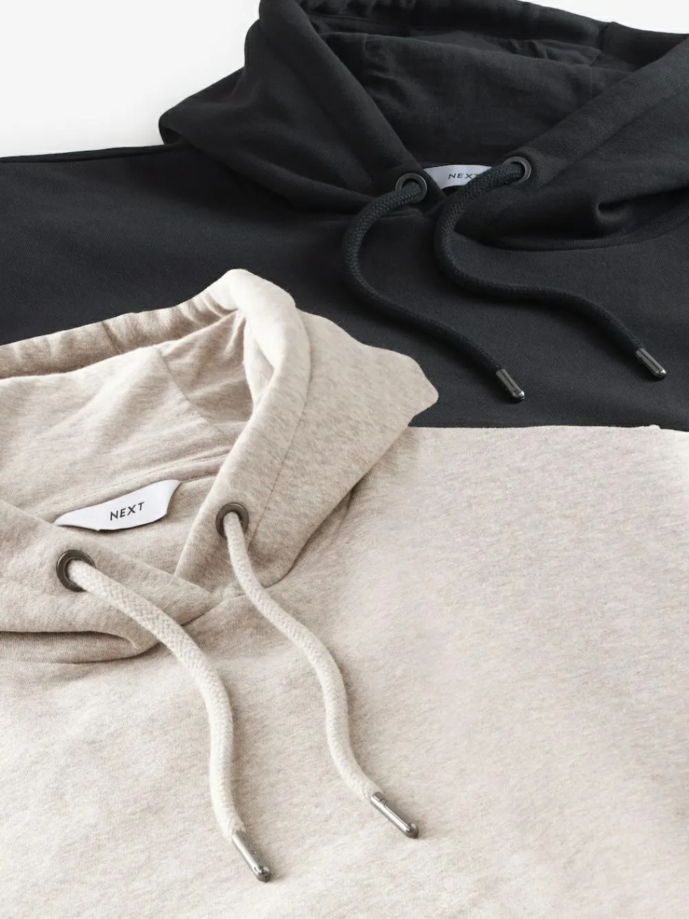 New Next Hoodies 2 Pack Black/Neutral