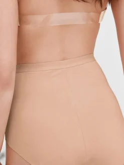 Next Black/Nude High Waist Lace Tummy Control Light Shaping Knickers 2 Pack