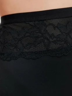 Next Black/Nude High Waist Lace Tummy Control Light Shaping Knickers 2 Pack