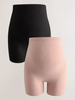 Next Black/Pink Short Maternity Short Knickers 2 Pack^Women All Lingerie|Panties