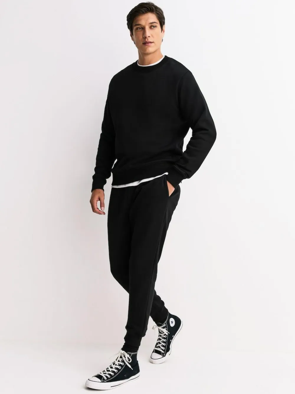 Next Straight Fit Brushback Heavyweight 2 Pack Joggers^ Joggers|Joggers