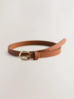 Sale Next PU Skinny Belts 2 Pack Black/Tan