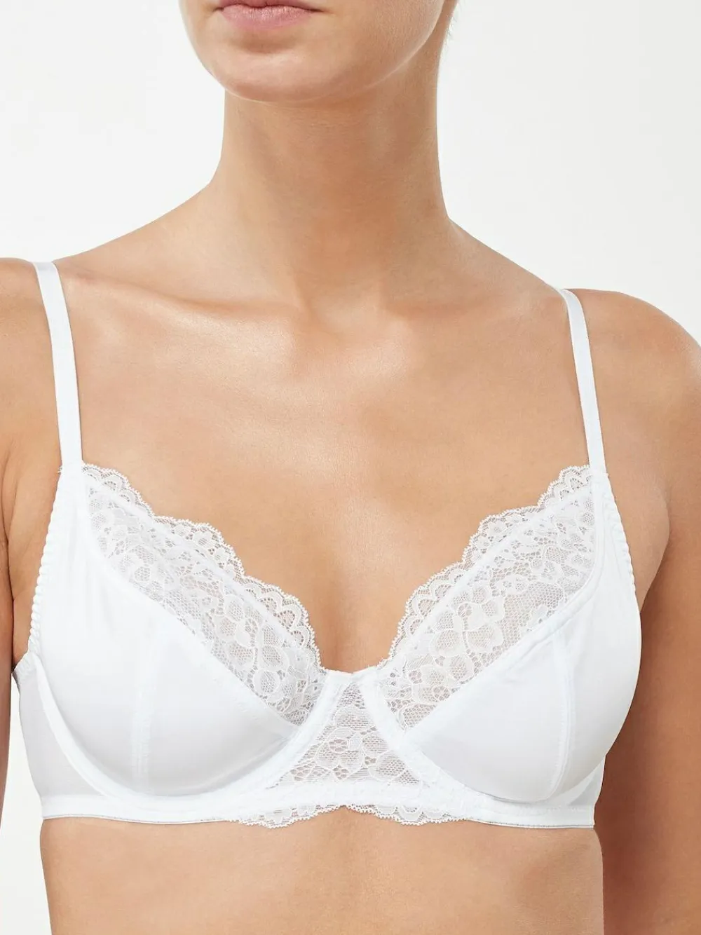 Discount Next 2 Pack Non Pad Full Cup Bras Black/White