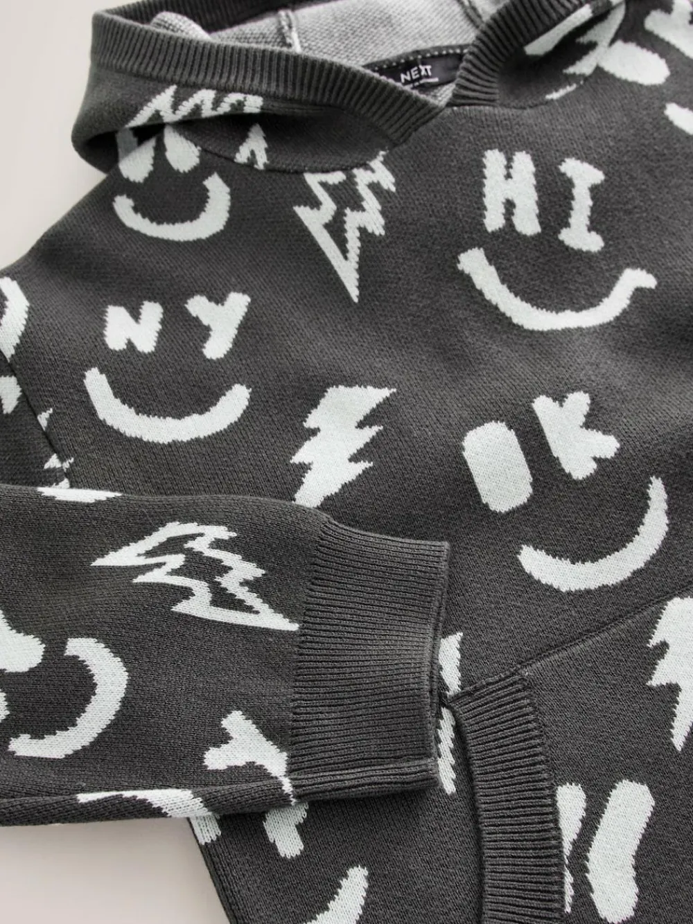 Next Knitted Hoodie (3-16yrs)^BOY Knitwear & Sweaters|Knitwear