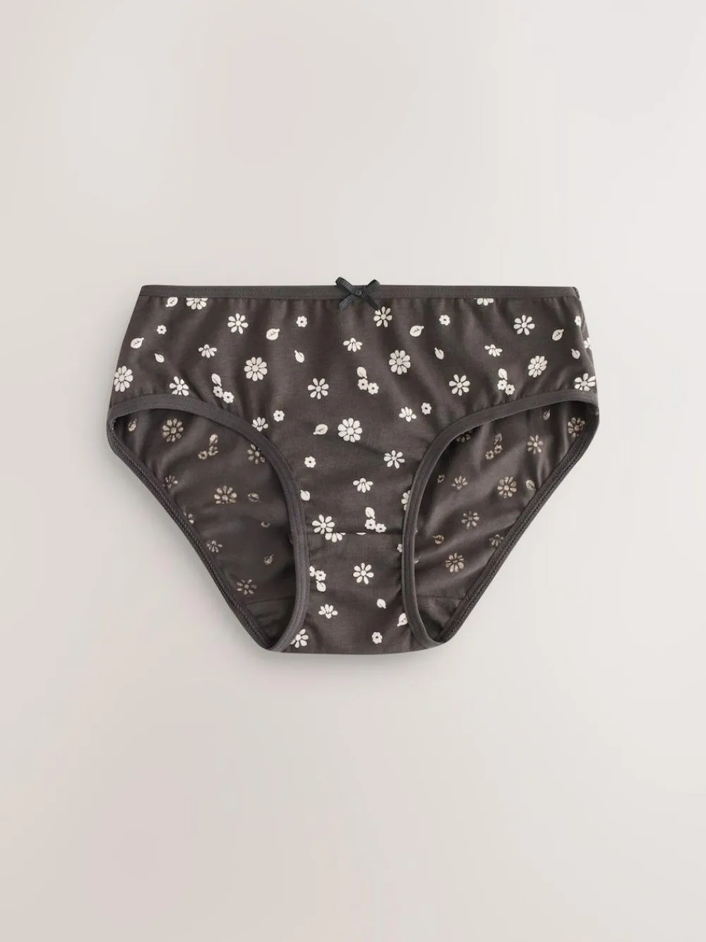 Best Next Ditsy Print Briefs 5 Pack (1.5-16yrs) Black/White