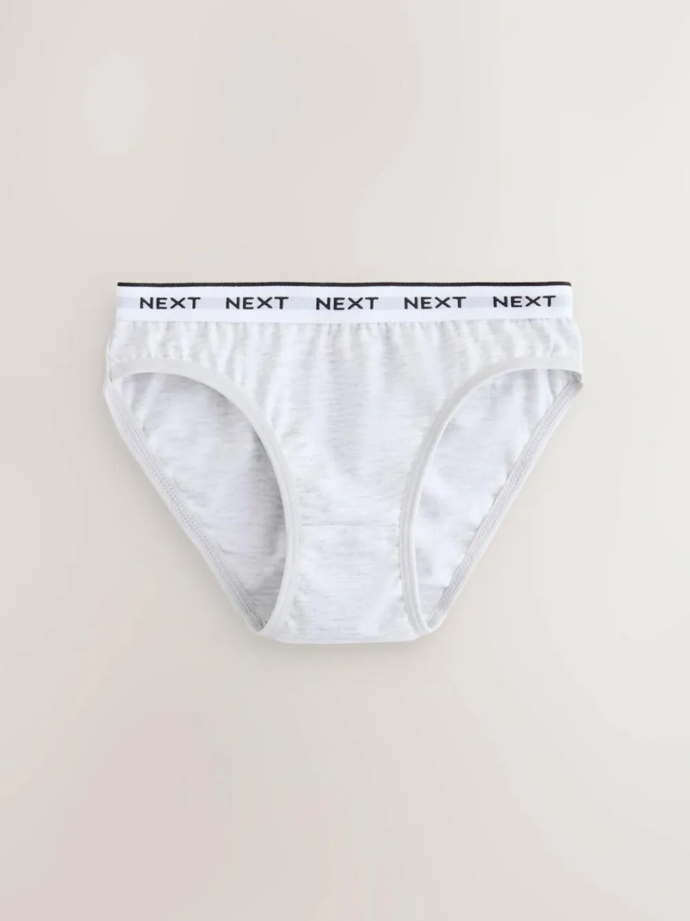 Online Next Bikini Briefs 10 Pack (5-16yrs) Black/White Print