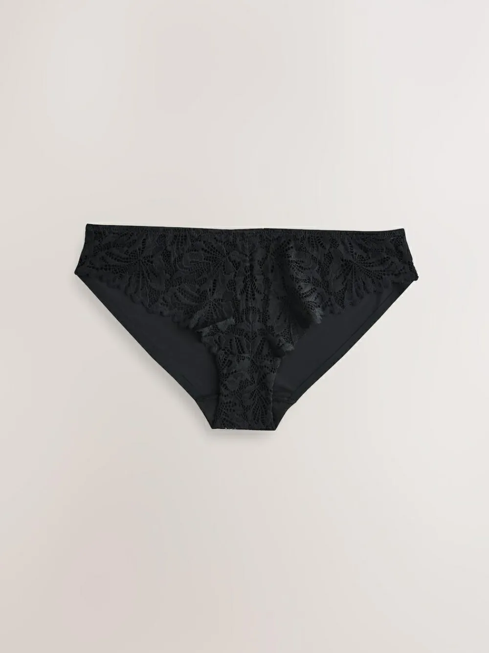 Best Next Brazilian Lace Front NVPL Knickers 3 Pack Black/White/Nude