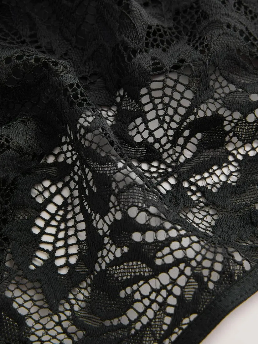 Discount Next High Waisted Thong Lace Front NVPL Knickers 3 Pack Black/White/Nude