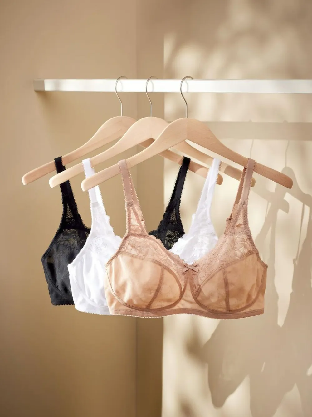 Next Total Support Full Cup Lace Ultimate Comfort Bras 3 Pack^Women Dd+ Range|Bras