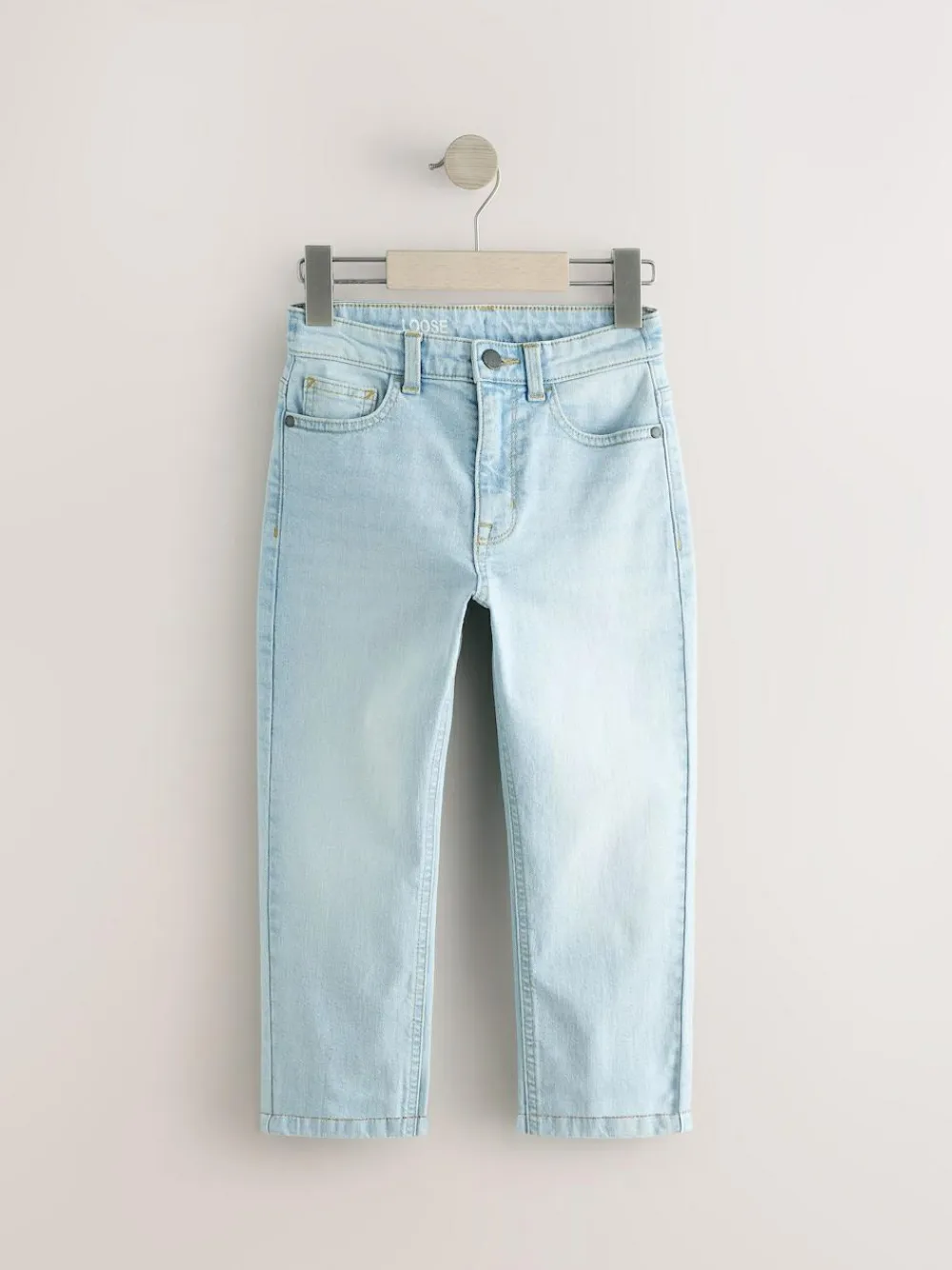 Sale Next Bleach Wash Loose Fit Stretch Jeans (3-17yrs)