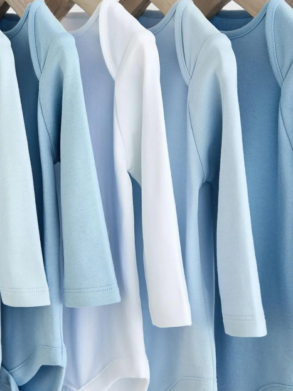 Discount Next Blue 7 Pack Baby Long Sleeve Bodysuits