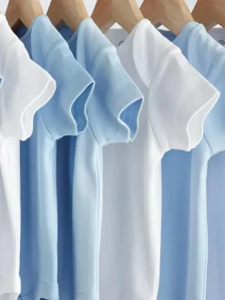 Next Blue 10 Pack Plain Baby Bodysuits^BOY Baby Winter Clothing|Bodysuits & Vests