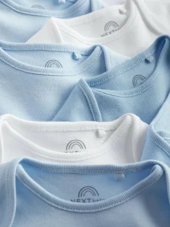 Next Blue 10 Pack Plain Baby Bodysuits^BOY Baby Winter Clothing|Bodysuits & Vests