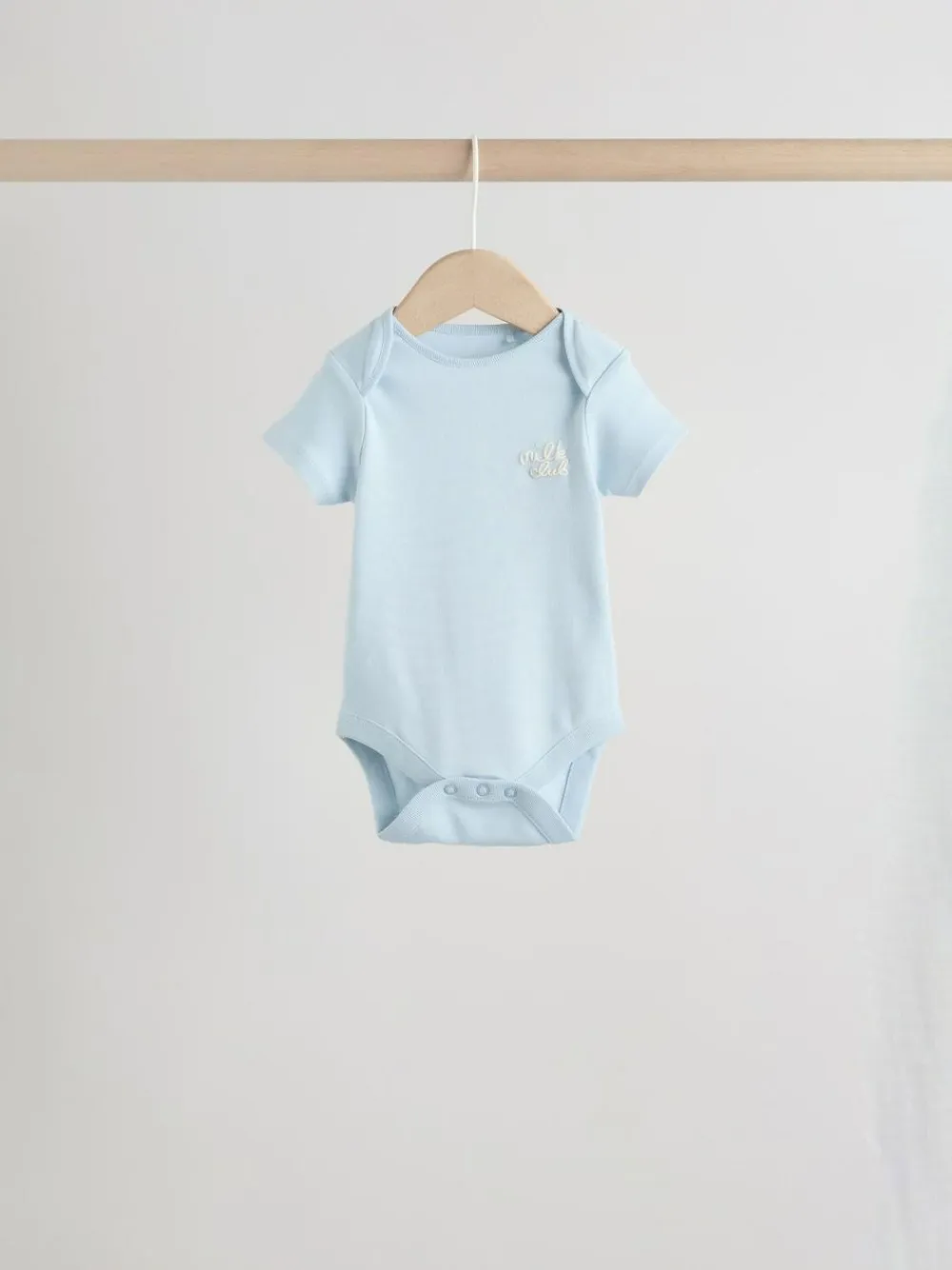 Hot Next Blue 5 Pack Short Sleeve Baby Bodysuits