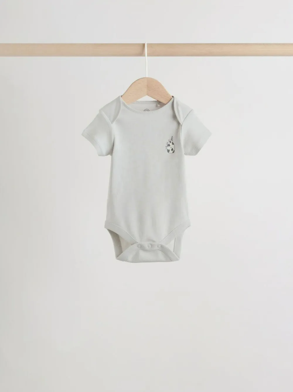 Hot Next Blue 5 Pack Short Sleeve Baby Bodysuits