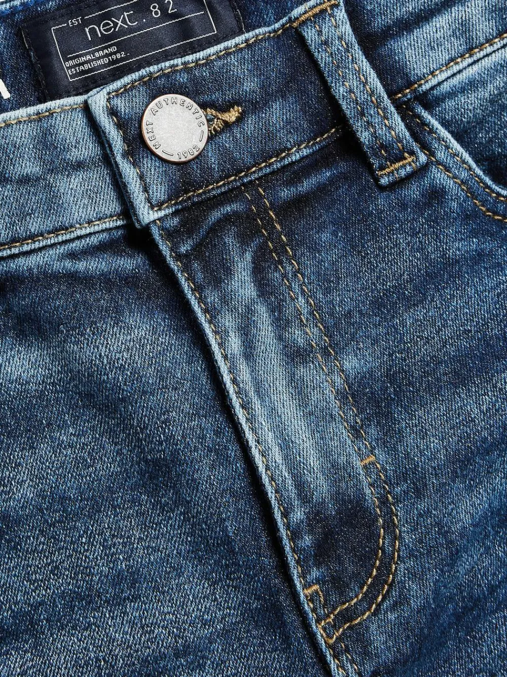 Next Blue Acid Wash Regular Fit Stretch Jeans (3-17yrs)^BOY Jeans|Jeans