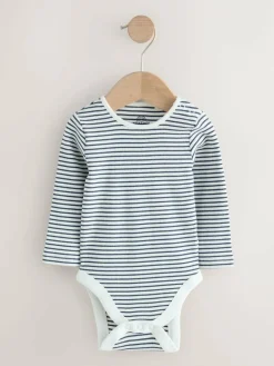 New Next Baby Dungarees and Bodysuit Set (0mths-2yrs) Blue